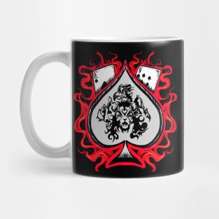 Ace of Spades red Mug